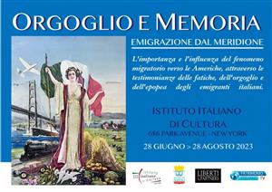 New York ospita la mostra "Orgoglio e Memoria - Emigrazione dal Mezzogiorno"