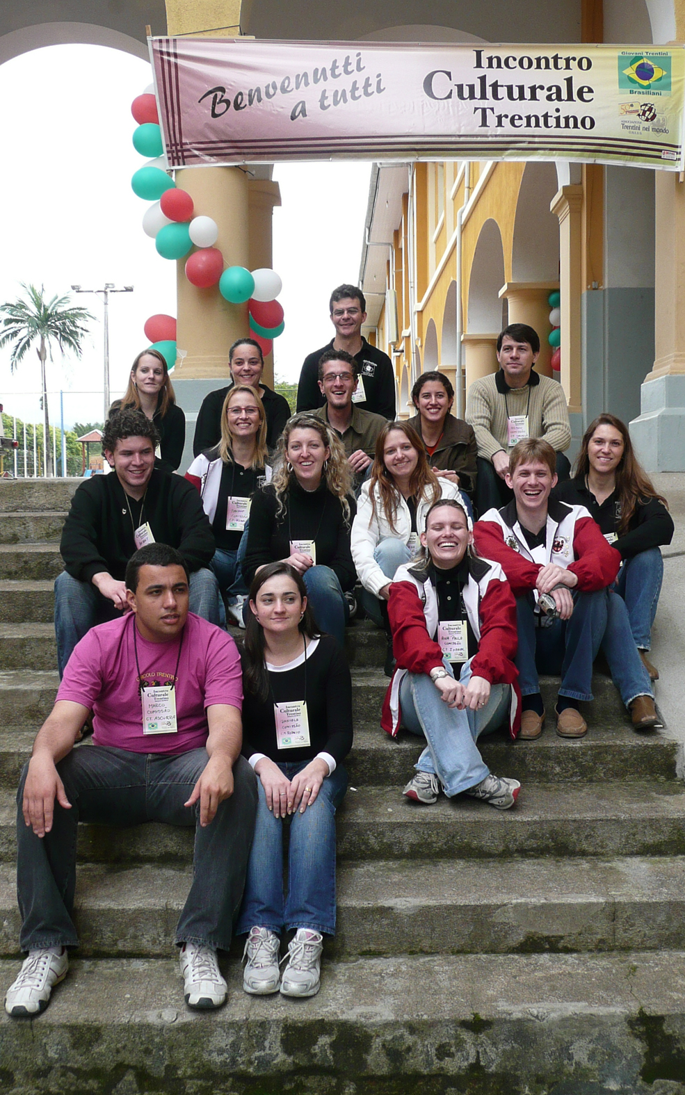 Alcuni partecipanti ad un’iniziativa culturale organizzata in Brasile