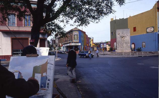 Alcuni aspetti del quartiere La Boca di Buenos Aires