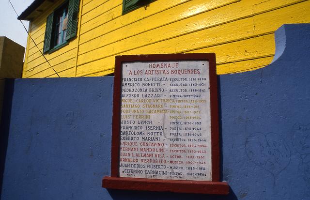 Alcuni aspetti del quartiere La Boca di Buenos Aires